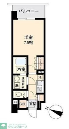 オープンブルーム二子の物件間取画像